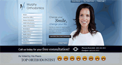 Desktop Screenshot of murphyorthodontics.com